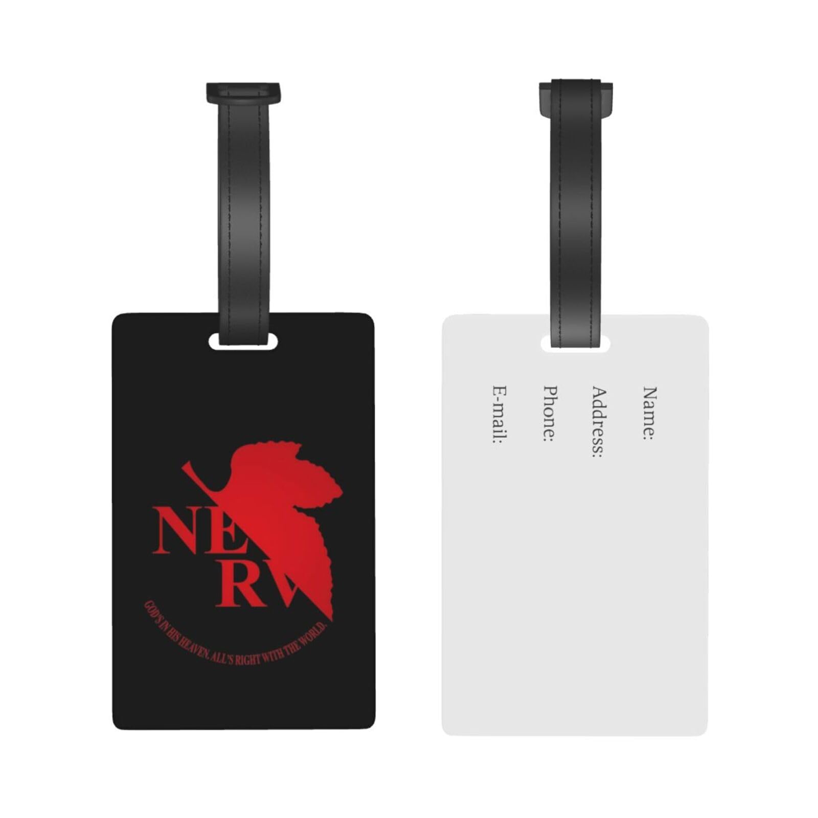 d➕エヴァンゲリオン➕　ネルフ　ラゲッジタグ Amazon.co.jp: 荷物タグ ネームタグ 新世紀エヴァンゲリオン NERV EVA